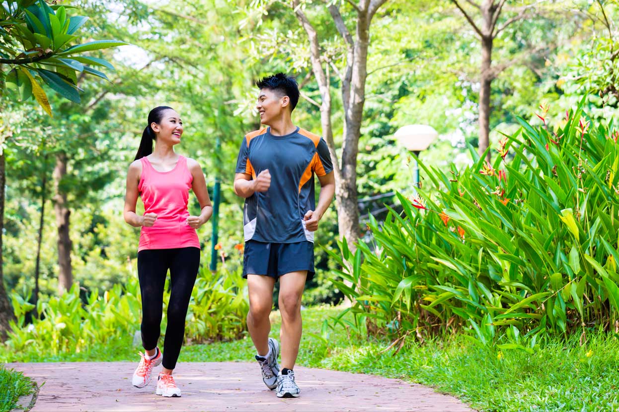 Latihan jogging yang dilakukan dengan baik teratur dan sistematis akan berpengaruh pada